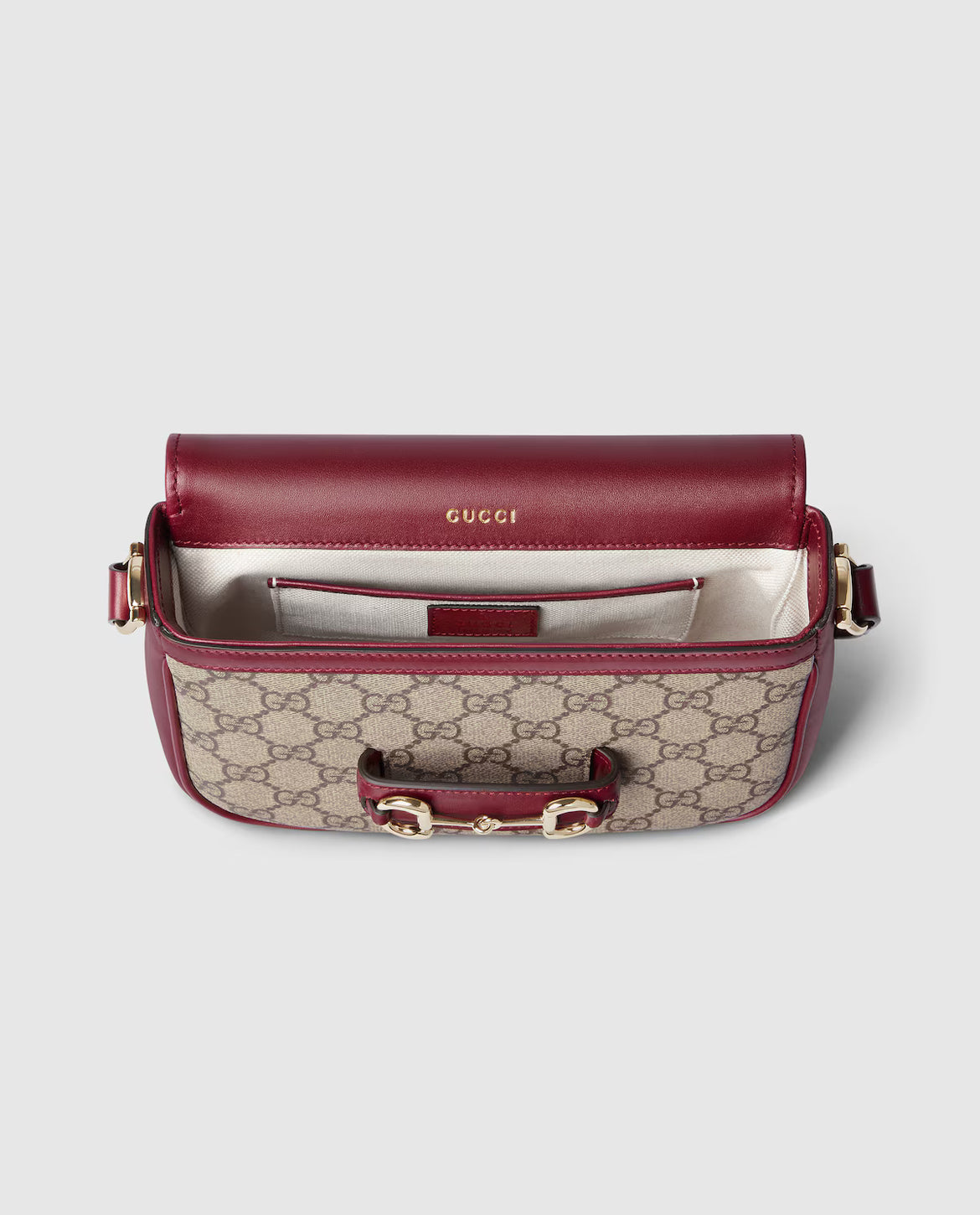 Sac à épaule Gucci Horsebit 1955 petit format - Rouge