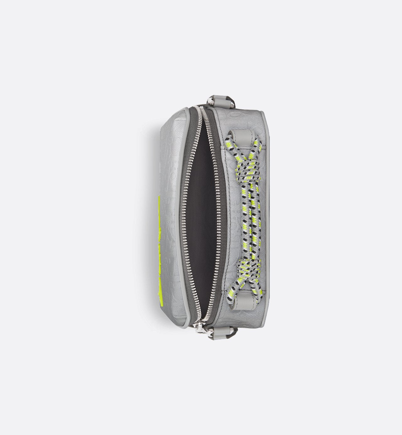 Mini sac zippé DIOR AND LEWIS HAMILTON - Gris