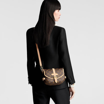 Sac Saumur BB - LV - Marron Classic