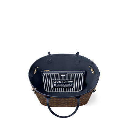 Sac Neverfull Inside Out MM - LV - Bleu