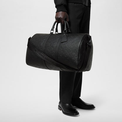 Sac Keepall Bandoulière 50 - LV - Full Black