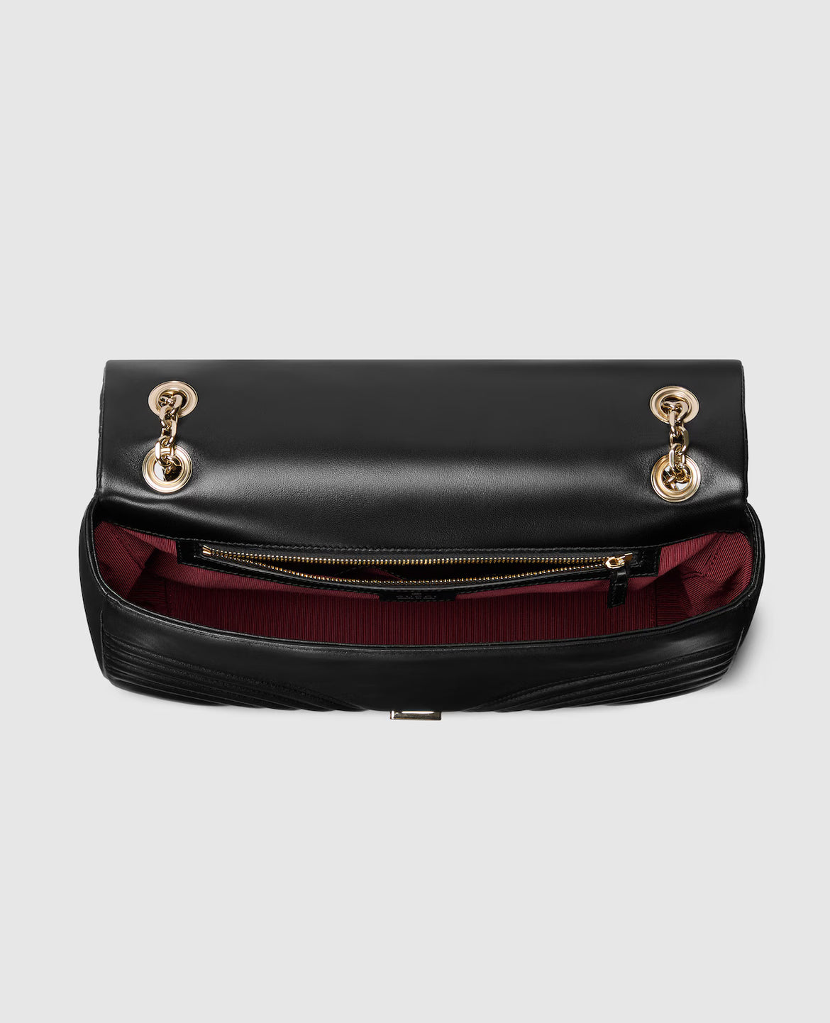 Sac à épaule grand format à motif GG Marmont - Noir