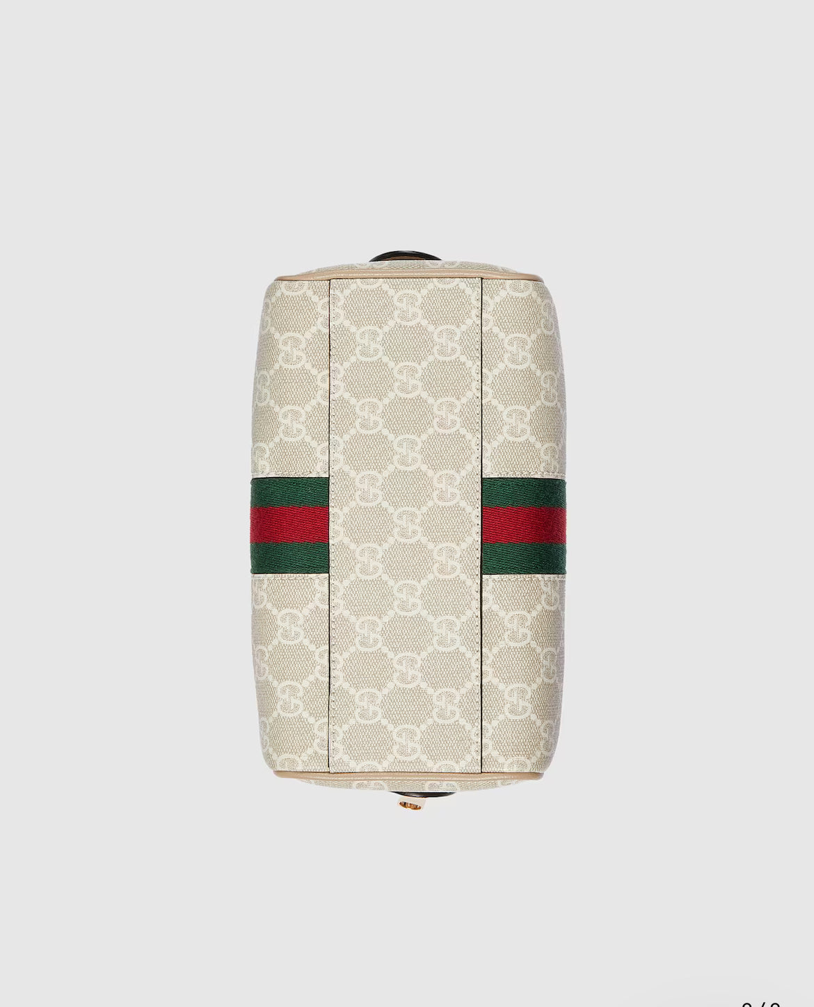 Sac Boston GG Ophidia petit format - Blanc
