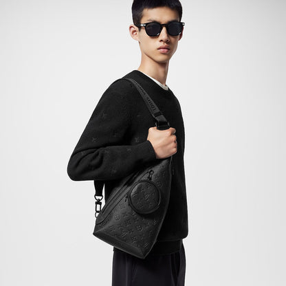 Sac sling Duo - LV - Full Black