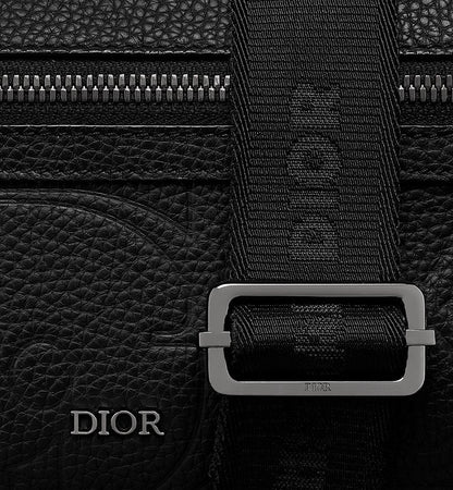 Sac Messenger zippé Rider 2.0 Cuir - Dior - Noir