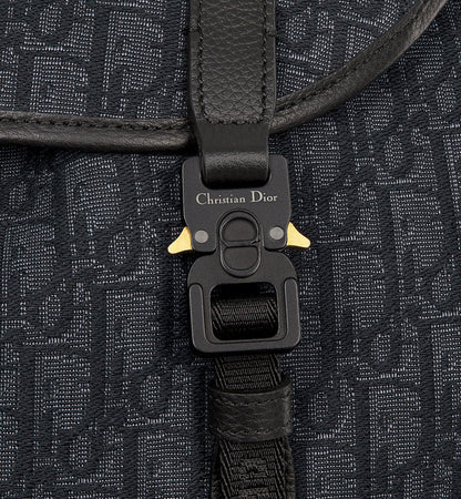 Sac à dos à rabat Dior Hit The Road- Noir