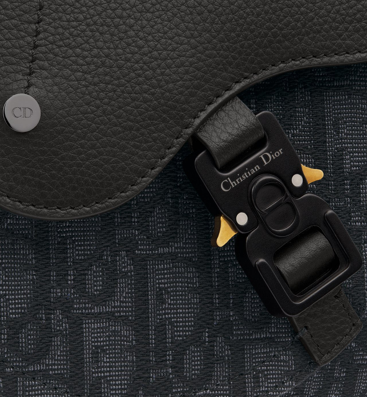 Sac Messenger Saddle Dior - Noir